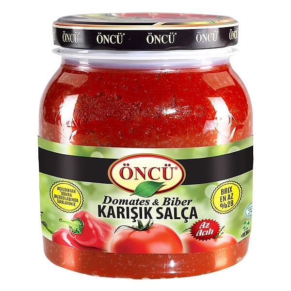 Öncü Paprika&Tomatenmark 1600g Domates Biber Karisik Salca 1600g