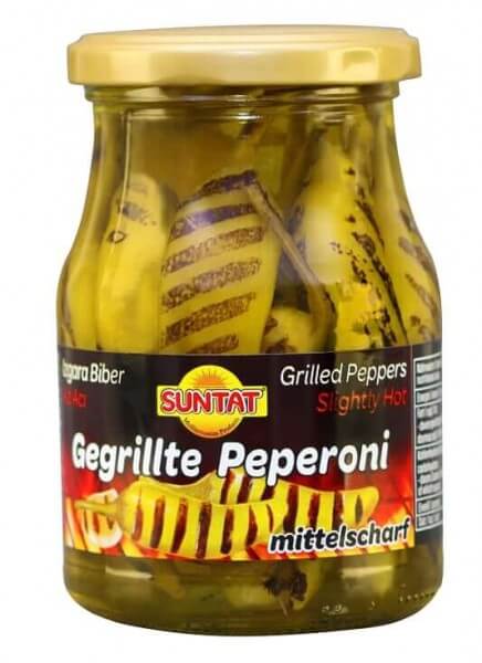 Suntat Gegrilte Peperoni Mittelscharf - Közlenmis Biber Tursusu az Acili 120g