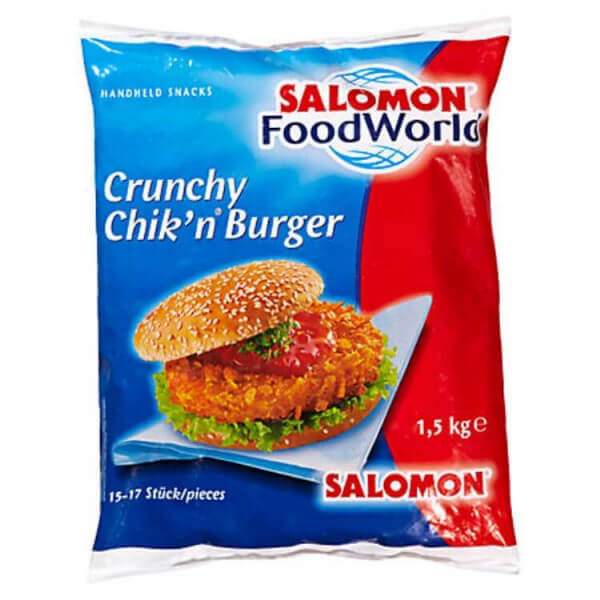 Salomon Crunchy Chicken Burger 1,5kg