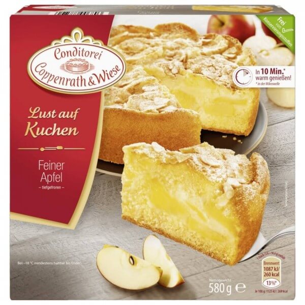 C&W Feiner Apfelkuchen 580g