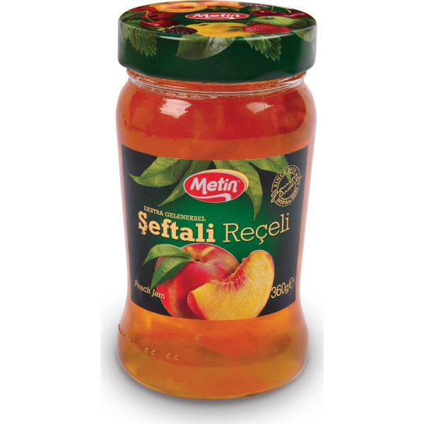 Metin Pfirsich Marmalade Seftali Receli 360g
