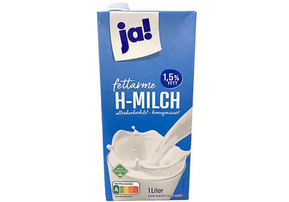 Ja! H-Milch Fettarm 1,5% - 1L