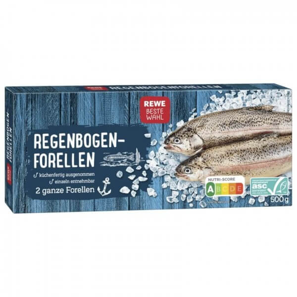 Rewe BW Regenbogen-Forellen 500g