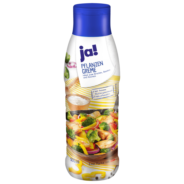 Ja! Pflanzenfett Creme 500ml