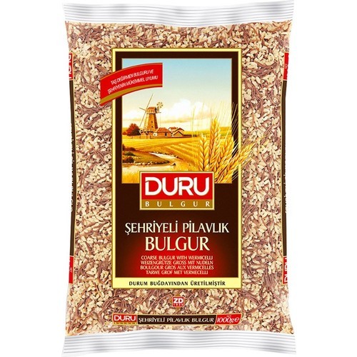 Duru Hartweizengrtütze Grob mit Nudeln Sehriyeli Bulgur 1kg