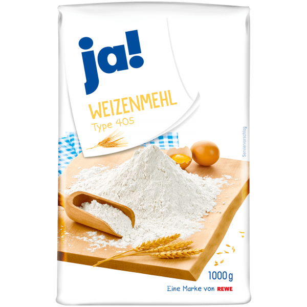 Ja! Weizenmehl Typ 405 1Kg