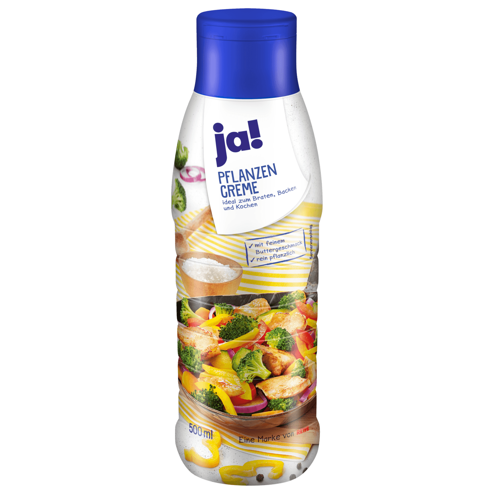 Ja Pflanzenfett Creme 500ml Eier Fette Molkereiprodukte Frische Kuhlung Rewe Deutsche Produkte Derlieferexperte