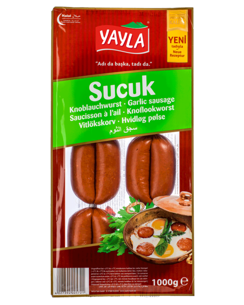 Yayla Knoblauchwurst - Parmak Sucuk 1 Kg