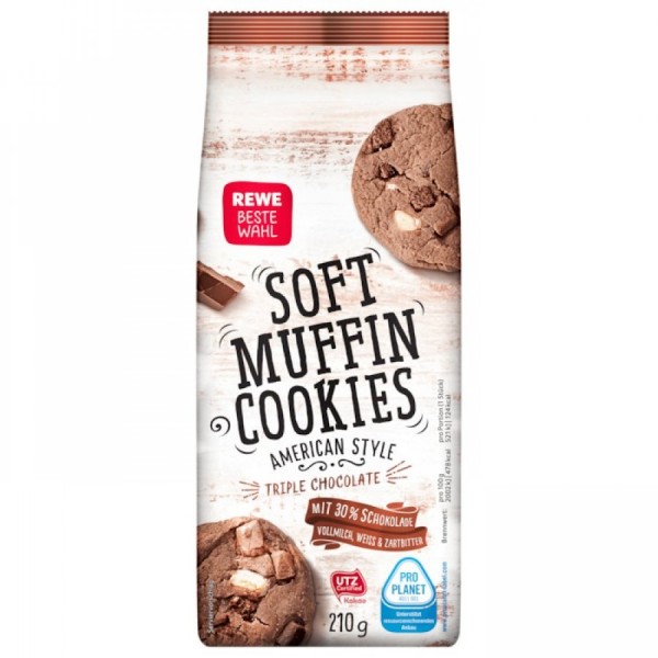 Rewe Soft Muffin Cookies 210g