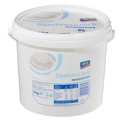 aro Speisequark Mager Fett - 5,00 kg Eimer