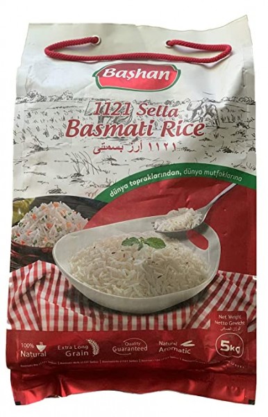 Bashan Basmati Reis 5 Kg