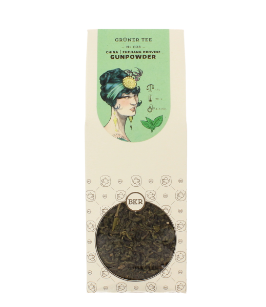 BKR - Tee - Schmuckkarton China Gunpowder -Bio (Nr.28) 100g