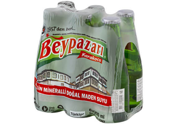 Beypazari Mineralwasser mit Kohlensäure 6 x 200 ml
