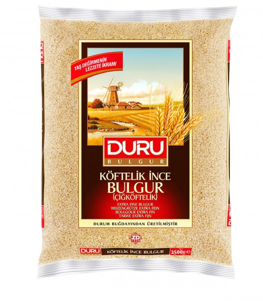 Duru Hartweizengrütze Extra Fein Cogköftelik Bulgur Ince 2,5 Kg