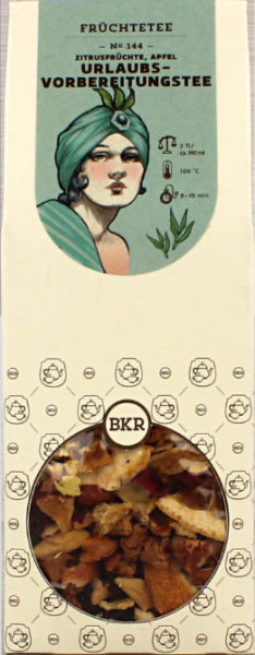 BKR - Tee - Schmuckkarton Urlaubsvorbereitung (Nr.144) 100g