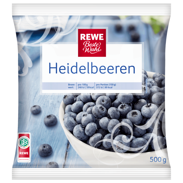 Rewe BW Heidelbeeren 500g TK