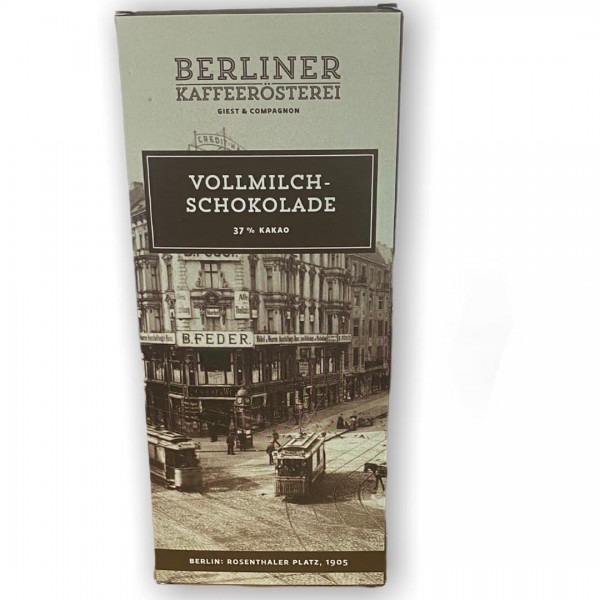 Vollmich-Schokolade 37% Kakao Rosenhalter Platz, 1905 100g