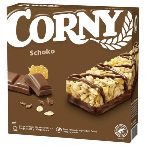 Corny Schoko - 6 Riegel