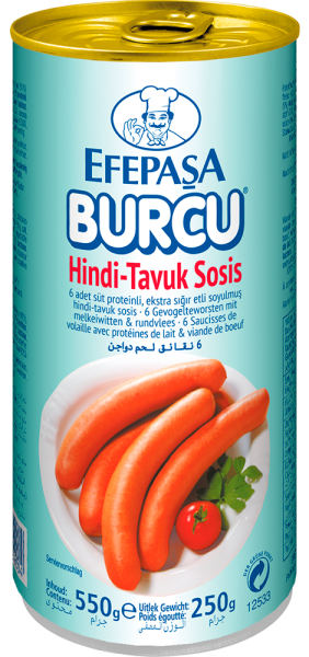Efepasa Burcu Geflügelwürstchen 250g