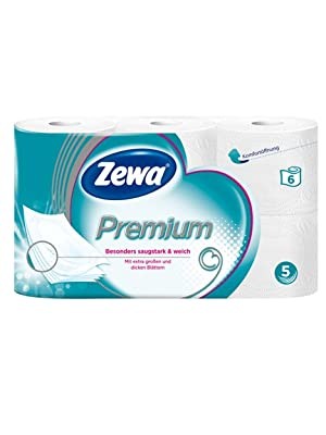 Zewa Premium 5 Lagig 6 x 110 Blatt