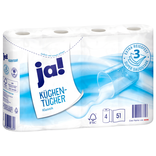 Ja! Küchenrolle 4´er