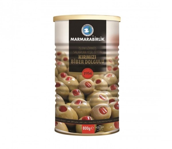 MB Grüne Oliven mit Paprika - Biberli Yesil Zeytin