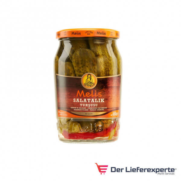 Melis Cornichons in Salzlake - Kornison Tursusu 680g/720