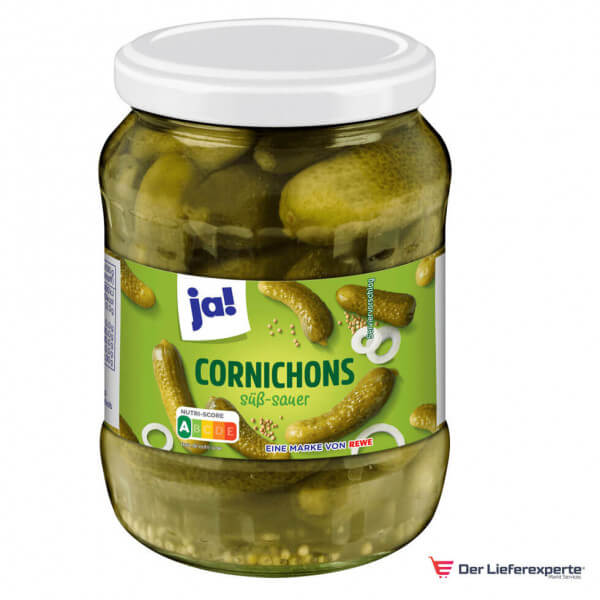 ja! Cornichons süß-sauer 370g