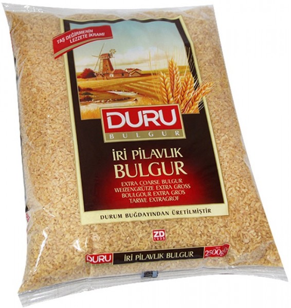 Duru Hartweizengrütze Extra Groß Iri Pilavlik Bulgur 2,5 Kg