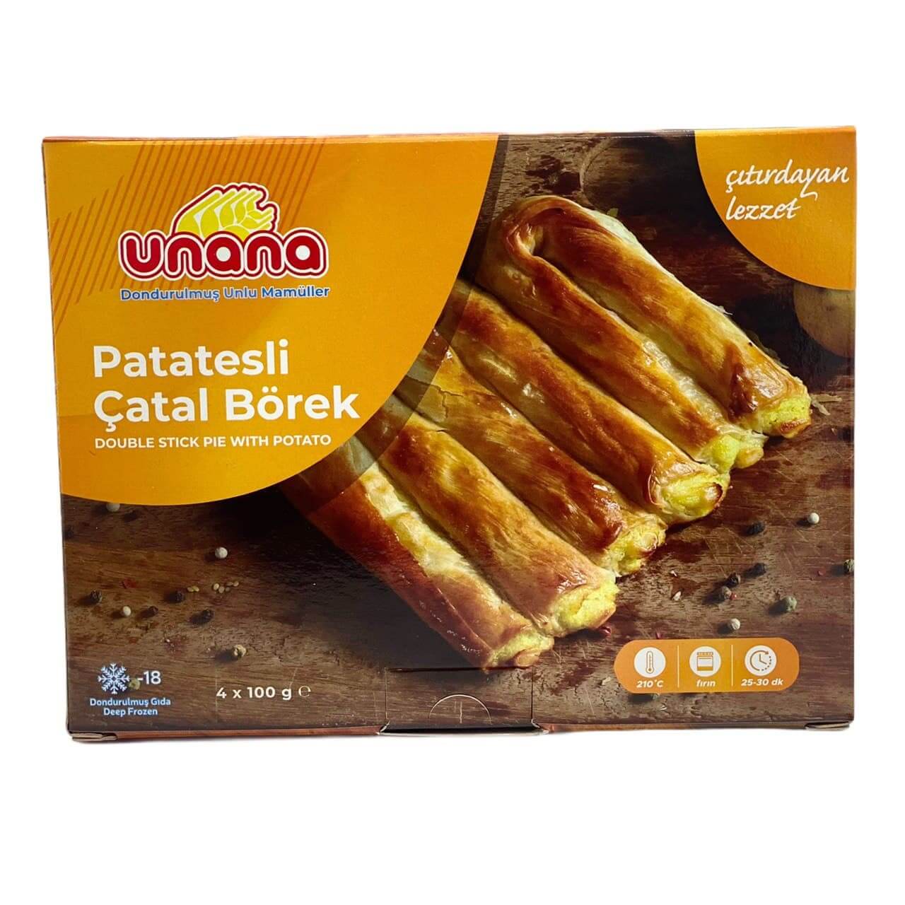 Unana Patatesli Catal Börek 4x100g Pizza &amp; Fertiggerichte Tiefkühl