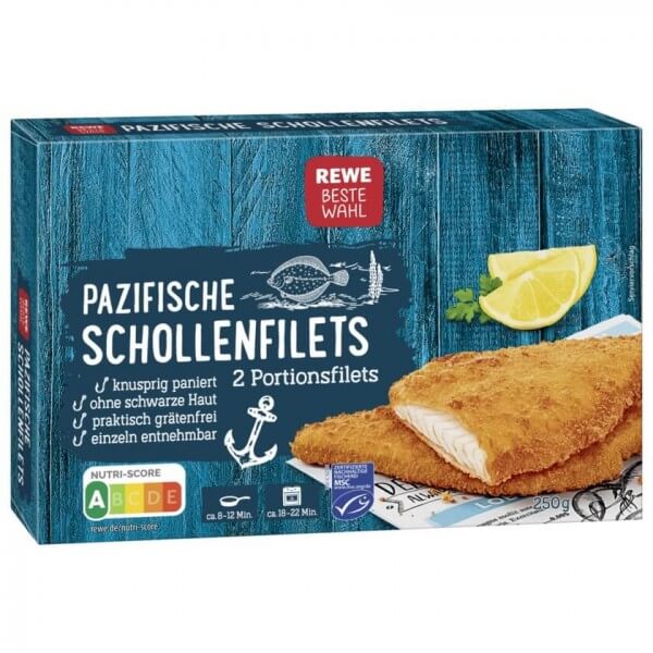 Rewe BW Pazifische Schollenfilets 2 x 125g