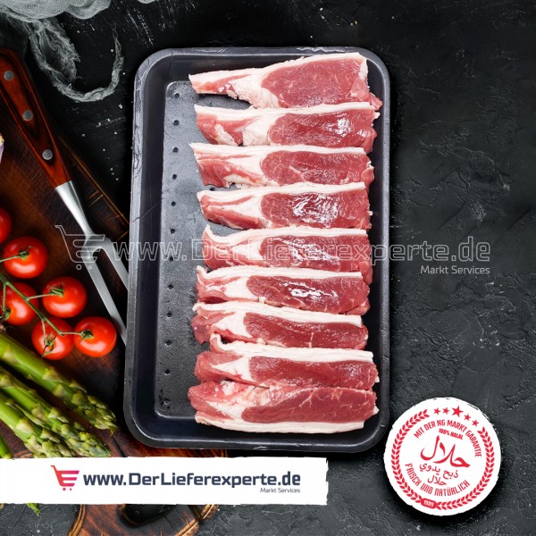 Lammlachs geschnitten - Kuzu Beli Beyti kg / €