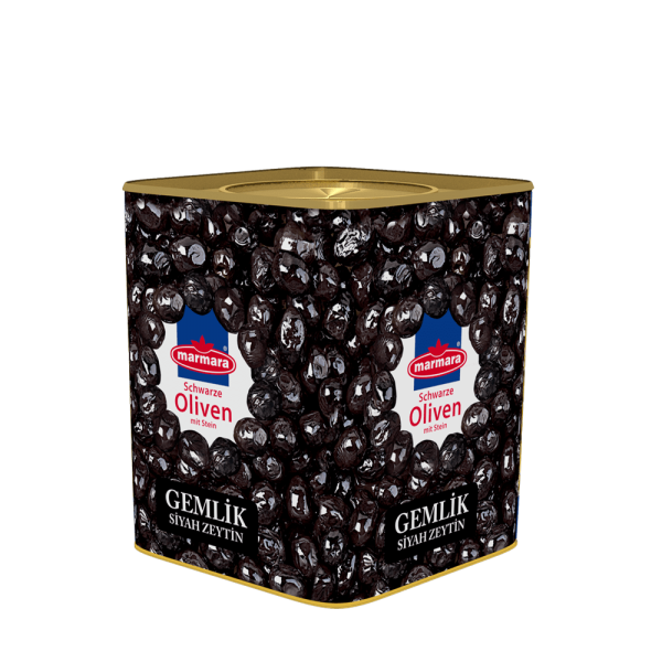 Marmara Devasa Schwarze Oliven Abtropfgewicht 9Kg - Gemlik Siyah Zeytin