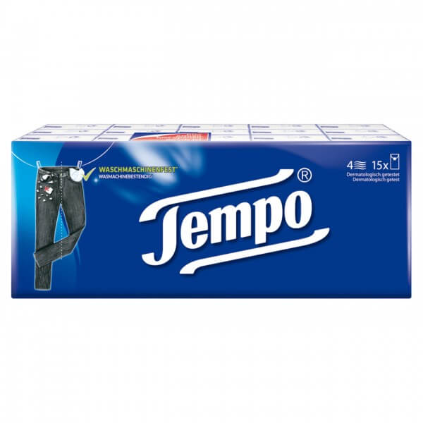 Tempo Taschentücher 15 x 10 Stück
