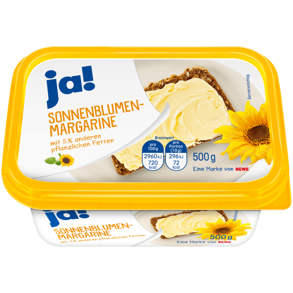 Ja! Sonnenblumen Margerine 500g