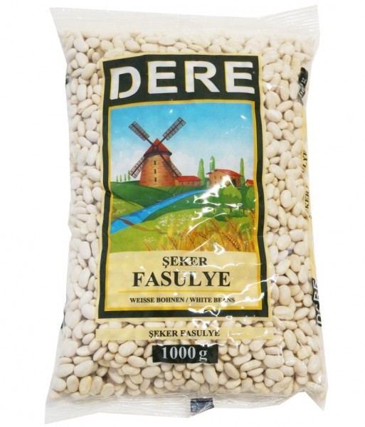 Dere Weiss Bohnen 1Kg - Seker Fasülye