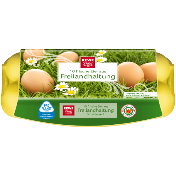 Rewe BW Freilandhaltung Eier 10 sk