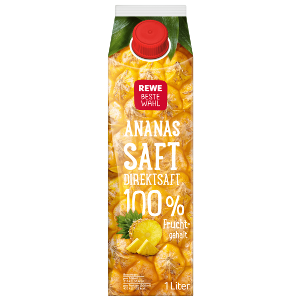 Rewe BW Ananassaft 1l