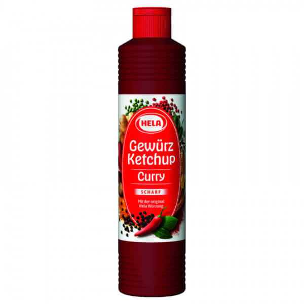 Hela Curry Gewürz Ketchup scharf 930g