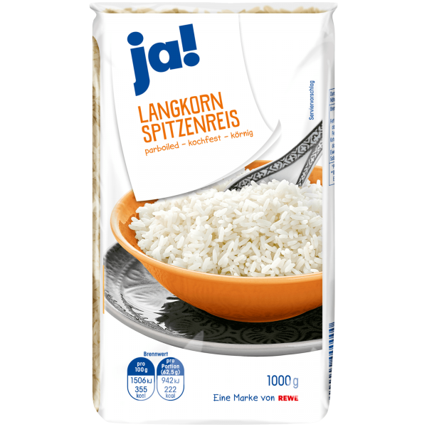 Ja! Langkorn Spitzenreis 1kg
