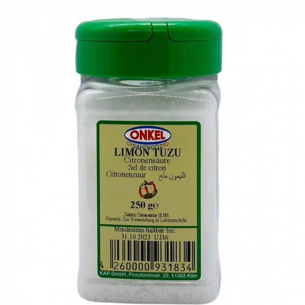 Onkel Zitronensäure Limontuzu 250g