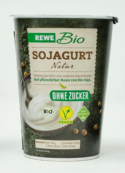 Rewe BIO Sojagurt Natur VEGAN 500g