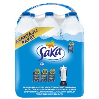 Saka Wasser 6x1,5 L (inkl. 0.25€ Pfand)