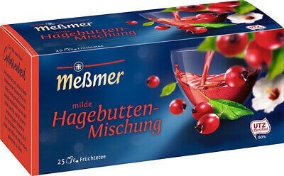 Meßmer Milde Hagebuttenmischung 25 Früchtetee