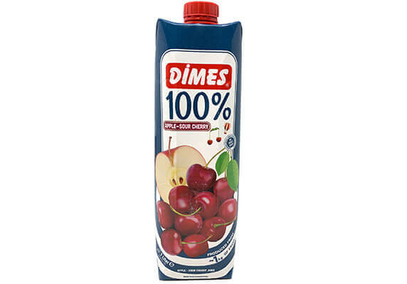 Dimes Apfel-Saurekirschen Saft - Visne Suyu 1l