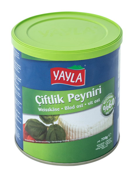 Yayla Weichkäse 60% Fett - Ciftlik Peynir 60% Yag 400g