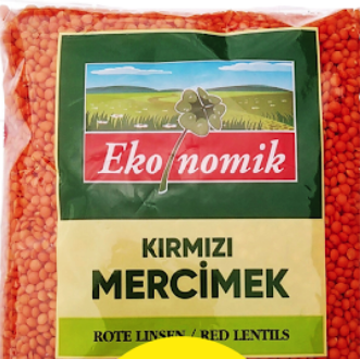 Ekonomik Rote Linsen 800g - Kirmizi Mercimek