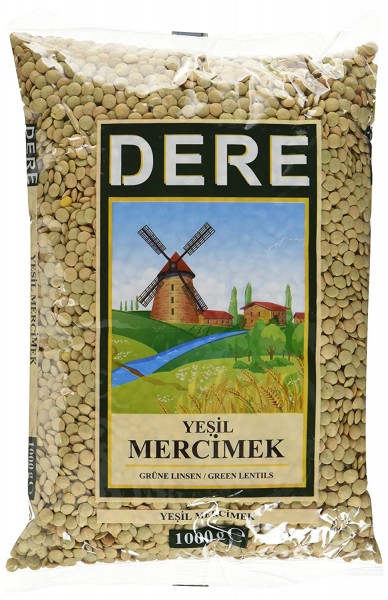 Dere Grüne Linsen 5 Kg - Yesil Mercimek