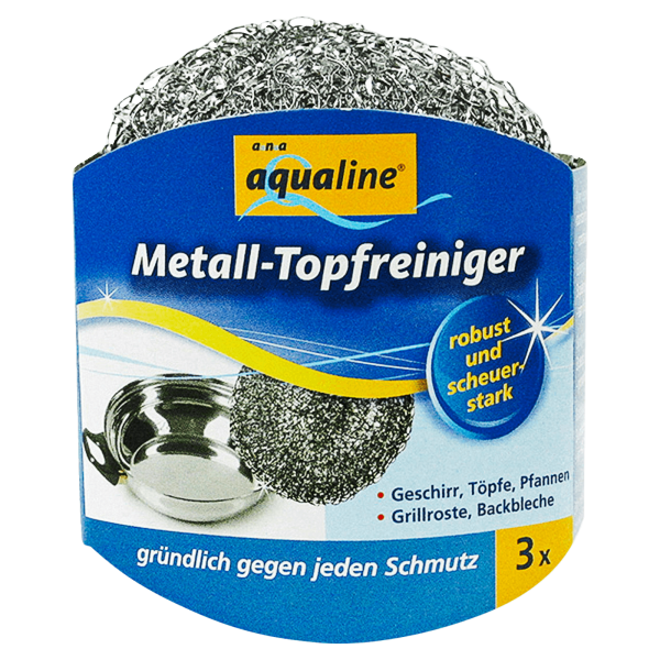 Aqualine Metall-Topfreiniger 3stk
