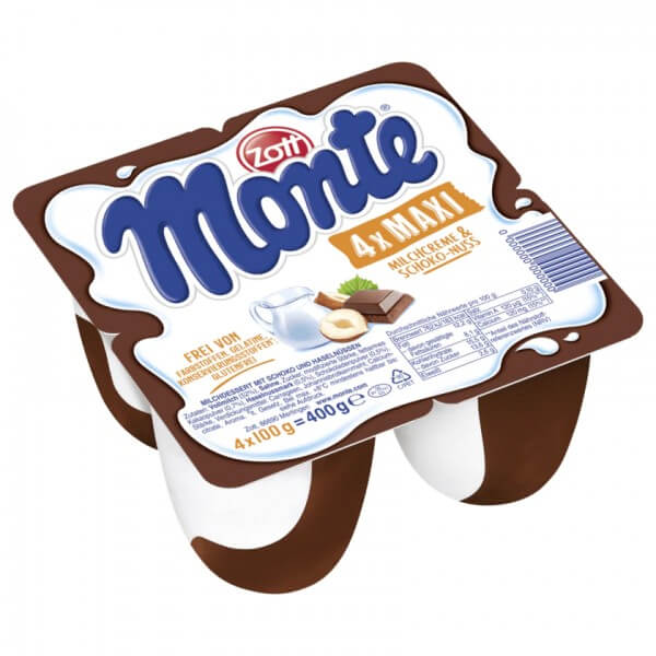 Zott Monte Maxi 4 x 100g
